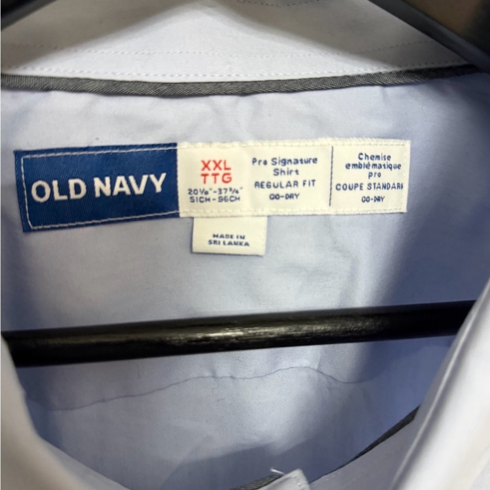 Old Navy Light Blue Pro Signature Shirt XXL